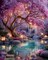 Paint by Numbers Kits for Adults – Glowing Dream Forest DIY Acrylic Painting Kit on Canvas, Beginner-Friendly Paint by Numbers Art Set for Home Wall Decor, 15.7x19.7 Inch